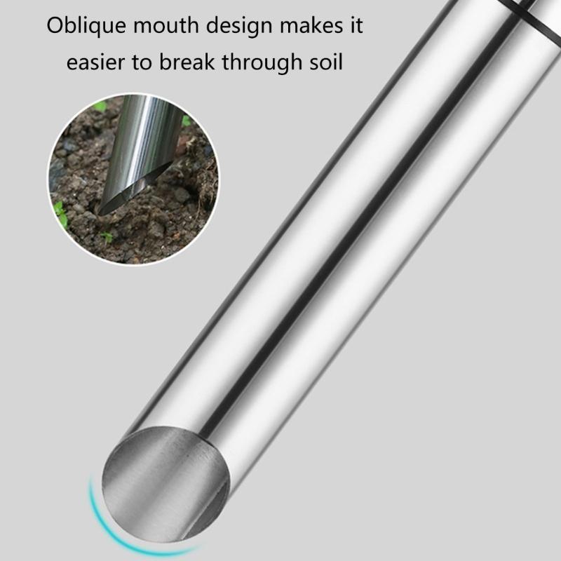 652F Garden Planter Tool Hand Bulb Planting Tool Stainless Steels Bulb Transplanters