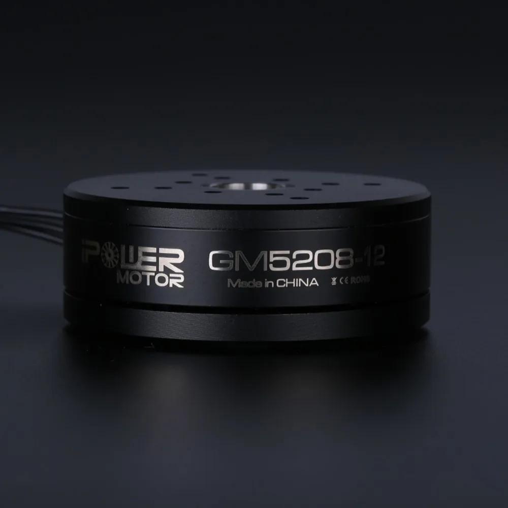 IFlight iPower GM5208-12 GM5208-24 Бесколлекторный мотор для стабилизатора 12,6-мм вал Мотор подвеса БПЛА / Поворотная платформа мотора подвеса лидара для БПЛА