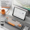Free Wolf K68 Dual-Mode Bluetooth Mechanical Keyboard with Hot-Swappable Keys and Custom Color Options