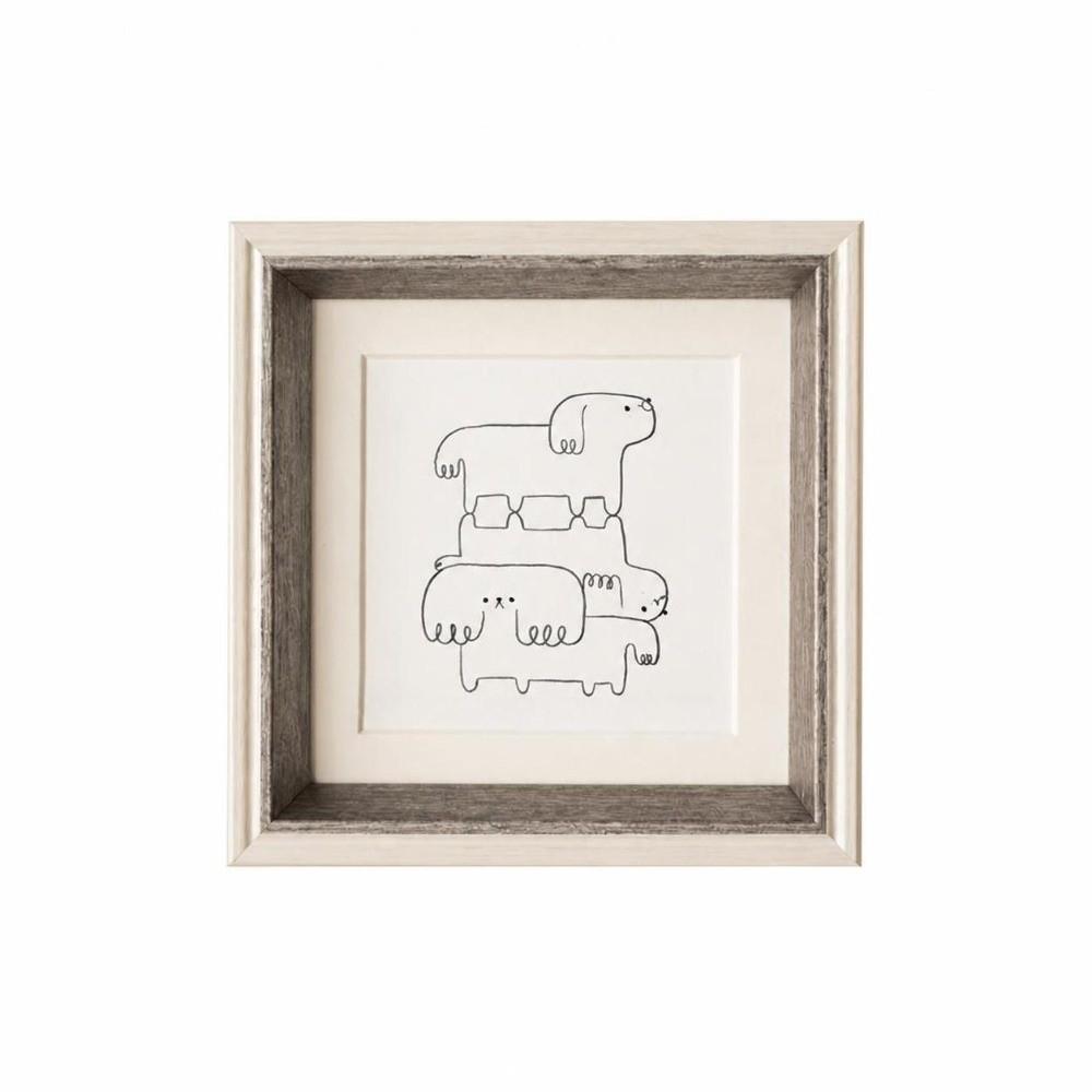 10x10cm Photo Frame Resin Art Frames Cute Photo Display Rack  Photo Showcase