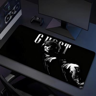 Ghostly Figure Xl Gaming Mouse Pad Nonslip Rubber Base Stitched Edge Waterproof Desk Mat For Pc Laptop Gamer Office Computer Accessories C927326
