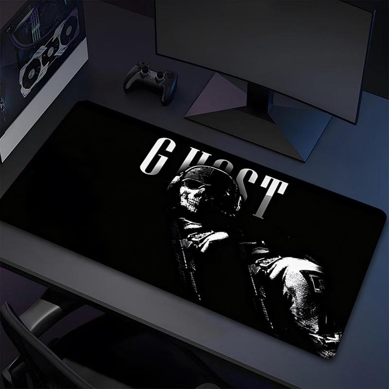 Ghostly Figure Xl Gaming Mouse Pad Nonslip Rubber Base Stitched Edge Waterproof Desk Mat For Pc Laptop Gamer Office Computer Accessories C927326