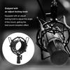 Aluminum Alloy Microphone Shock Mount Holder with Anti-Vibration Pad Inserts, Fits 55-65mm Microphones, Easy Installation In Studio Broadcast Recordin