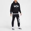Nike Узор Логотипа Повседневные Спортивные Штаны Средней Посадки Мужские штаны Черные FZ1041010