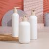 200-500 мл Белый пустой пластиковый флакон для шампуня с дозатором Высококачественные косметические флаконы Акриловая головка насоса многоразового использования