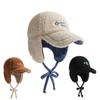 Ear Protectors Warm Pilot Hat Thickened Lamb Wool Hat Versatile Winter Baseball Cap Outdoor Sports
