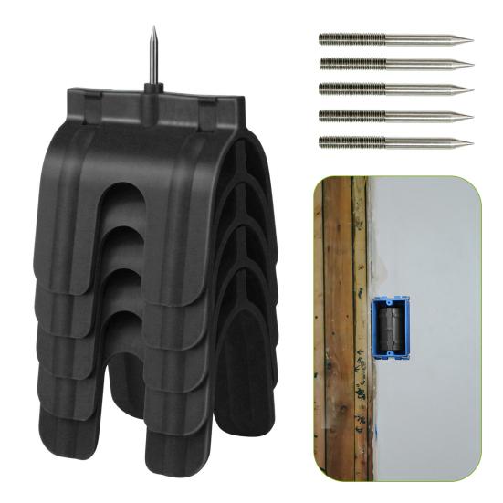 Маркер для розеток, 5 шт., износостойкий, прочный, простая установка, удобный инструмент для маркировки гнезд для гипсокартона, товары для дома