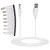 Кабель-преобразователь USB5V в DC9V 12V Кабель для зарядки USB в DC9V 12V с 8 адаптерами