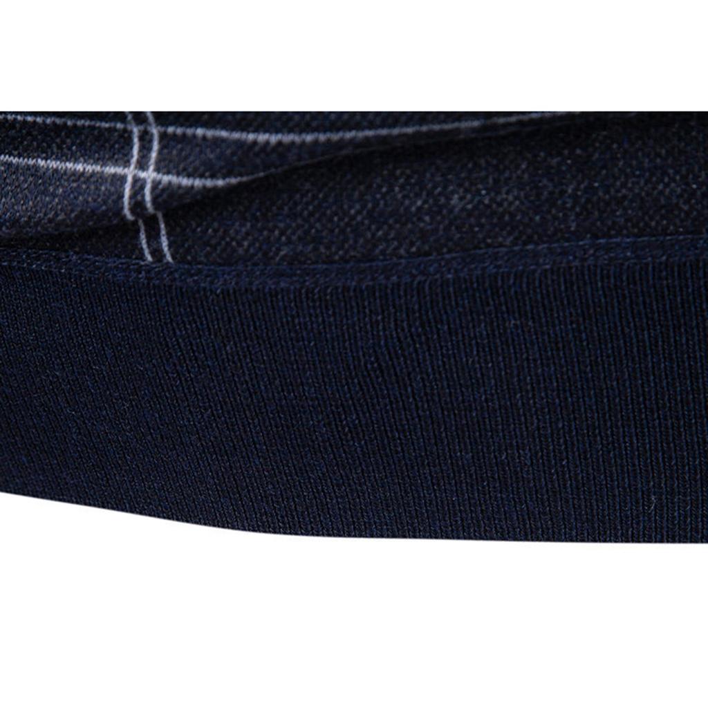 Men's Winter Fleece-Lined Plaid Vest, Pullover, Loose-Fitting Men's Sleeveless Sweater Vest