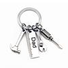 Dad Letters Keychains Creative Keyring Handbag Decor Pendant Father'S Day Gifts