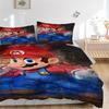 3-piece Набор постельного белья Марио Декор гостевой комнаты спальни Рождественский Хэллоуин Декор Подарки - Все сезоны (Без вкладыша)a1013104