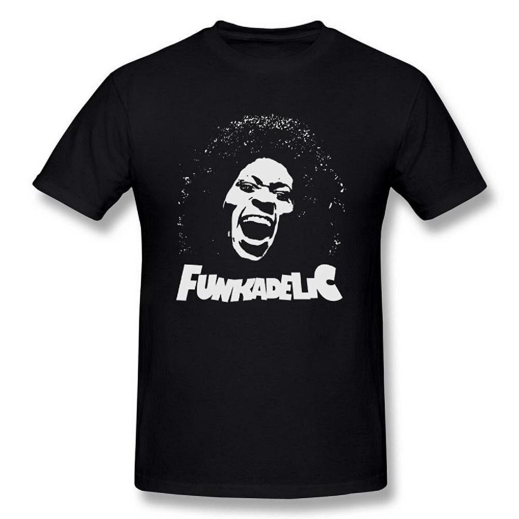Maven Men's Funkadelic George Clinton Logo Black T shirt