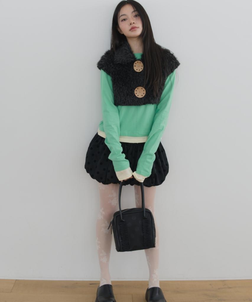 SEASEE Layered Long Sleeve T-Shirt, Green