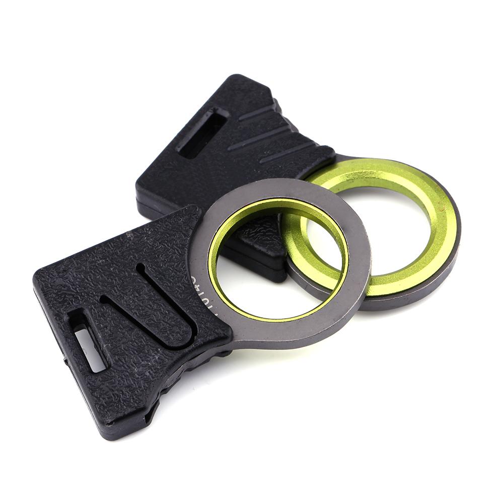 Мини EDC инструмент для выживания на открытом воздухе крюк нож для ремня безопасности брелок для ключей