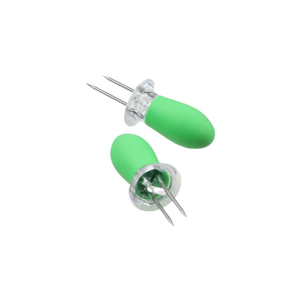 Home for Camping Picnic Cooking BBQ Supplies BBQ Prong Set Corn Skewer Fruit Forks Corn Holder