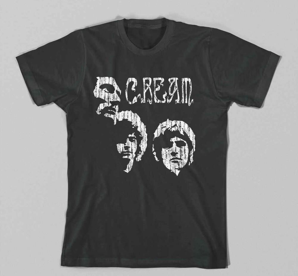 Новая футболка Cream Band Jack Bruce Ginger Baker Eric Clapton Мужская S-234XL T-Shirt SG161 Унисекс Футболка