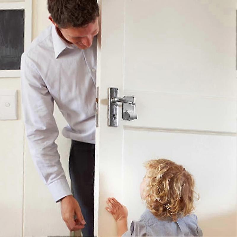 4 шт. Дверной рычажный замок для защиты от детей и домашних животных, Защитный замок для двери и ручки