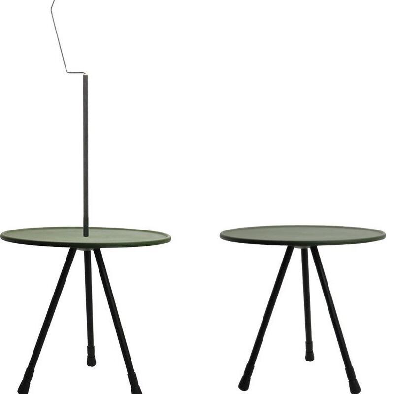 OEING Portable Foldable Camping Tripod Table with Lamp Holder