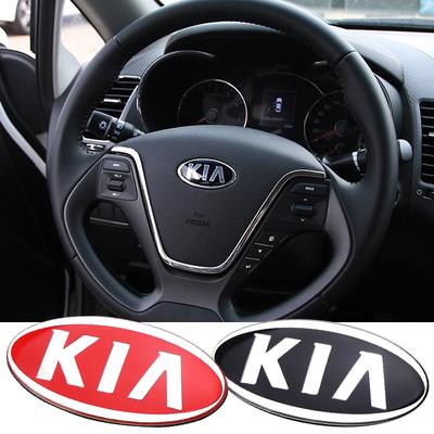 Декоративная наклейка на руль в стиле авто для K2 K3 K5 K9 Sorento Sportage Cadenza Forte Rio Soul Автоаксессуары