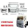 VAJJEXRC Man Euro 6 Комплект для переоборудования капота с воздухозаборником для 1/14 Tamiya Rc Тягач Man Tgx