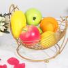 Nordic Creative Fruit Basket Stylish Snack Elegant Iron Design Personality Storage Fruit Basket for Home