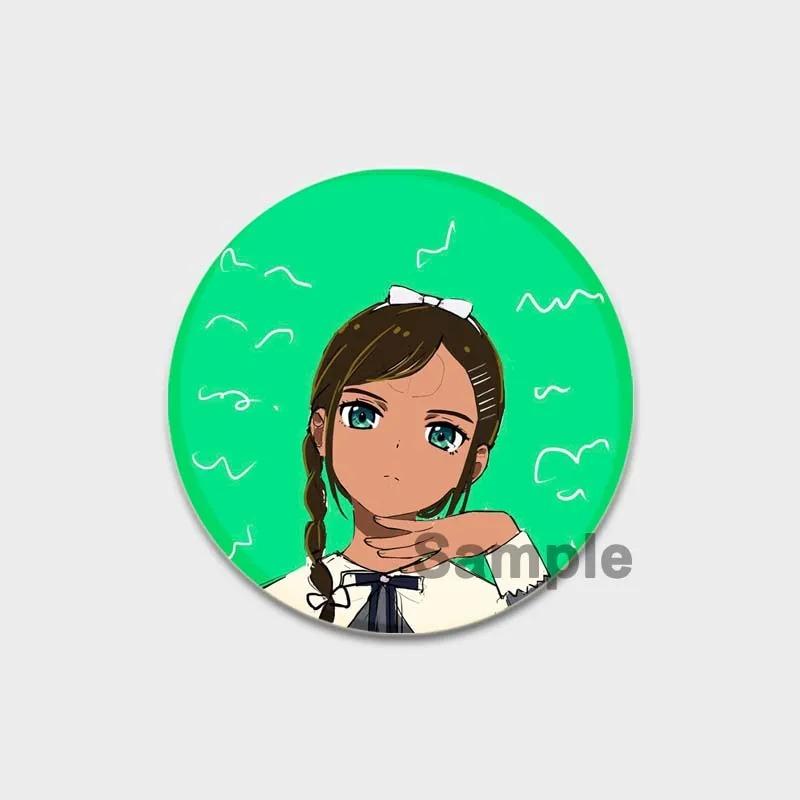 32/44/58MM Wonder Egg Priority Brooches, Cartoon Ohto Ai Cosplay Badge, Anime Brooch, Enamel Pin, Jewelry Accessories, Backpack Decoration