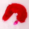 Red Fox Tail Performance Props Ornament Party Decoration