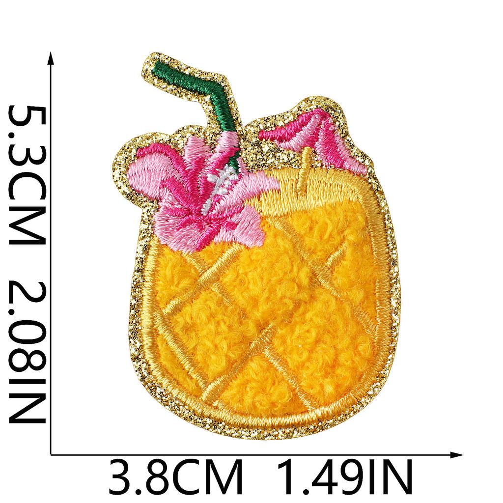 Summer Beach Party Embroidery Cloth Sticker Greet Ironing Zhang Zai Swimsuit Wave Towel Embroidery Patch Sticker