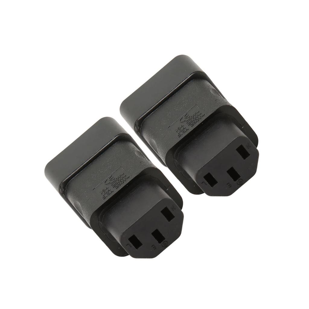 2PCS IEC320 C20 to IEC320 C13 Power Adapter Plug and Play C20 to C13 Power Socket Adapter for UPS PDU Server Ups Socket