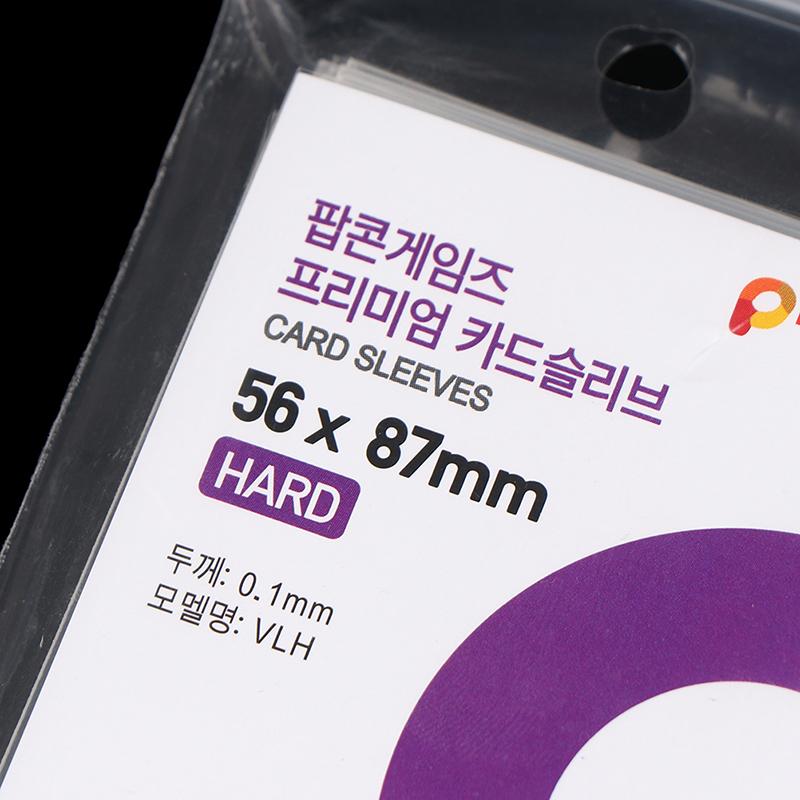 50pcs Korea Card Sleeves Clear Acid Free CPP HARD 3 Inch Photocard Holographic Protector Film Album Binder