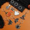 Bag Charms Halloween Keychain Bag Pendants Pumpkin Ghost Witch Hat Keychain Party Gifts Jewelry