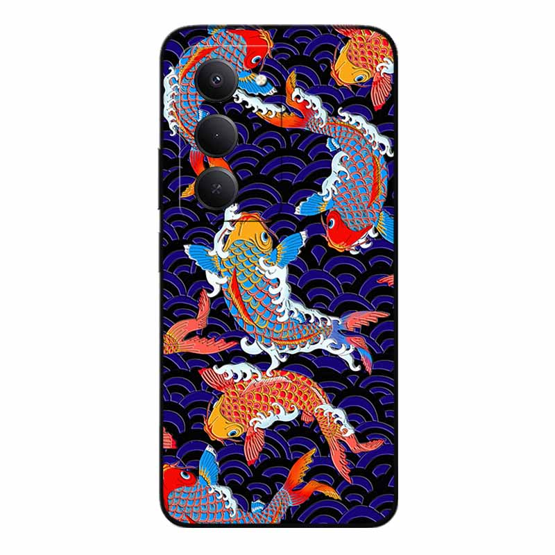 3D Чехлы с тиснением для Redmi 15 5G 4G Рельефное тиснение Мягкий силиконовый задний чехол для Xiaomi Redmi15 Цветочный рельеф Funda Redmi 15 4G 5G