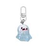 Glow In The Dark Ghost Keychain Set Small Resin Miniature Halloween Luminous Tiny Assorted Spooky Figurine