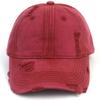 Universal Chemistry Washing Vintage Damage Red Ballcap Vintage Ball Cap