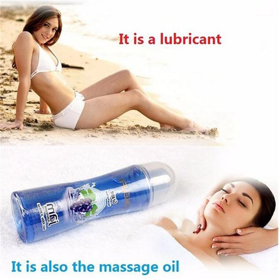 100г Съедобный фруктовый вкус Смазка для тела для улучшения секса пар на водной основе