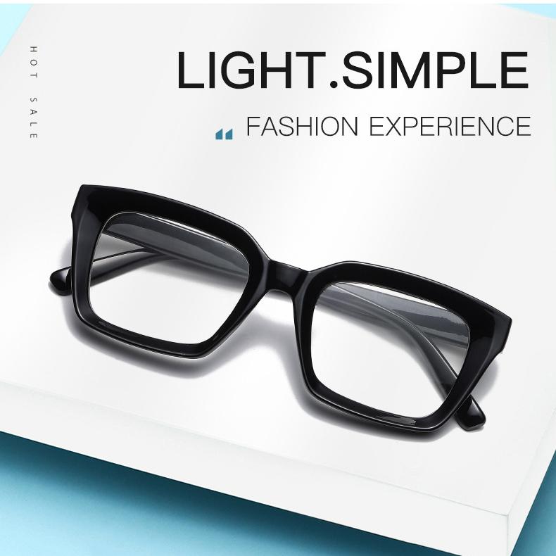 0~+ 3.00 Женские очки для чтения, большие мужские портативные диоптрийные очки высокой четкости, квадратная большая оправа, аксессуары для пресбиопии