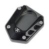Saariselka Bike Side Stand Plate End Universal Adapter Aluminum Touring NINJA250Z250NINJA400Z400 Black