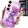 Etui Do Samsung Galaxy A14 5G - Słodki Słonik Na Różowym Tle Case +Folia