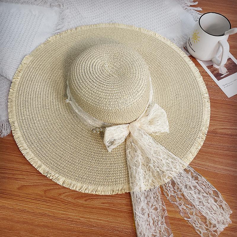 Женская соломенная шляпа весна-лето, дышащая, рыболовная шляпа, пляжная, солнцезащитная, для отдыха на пляже