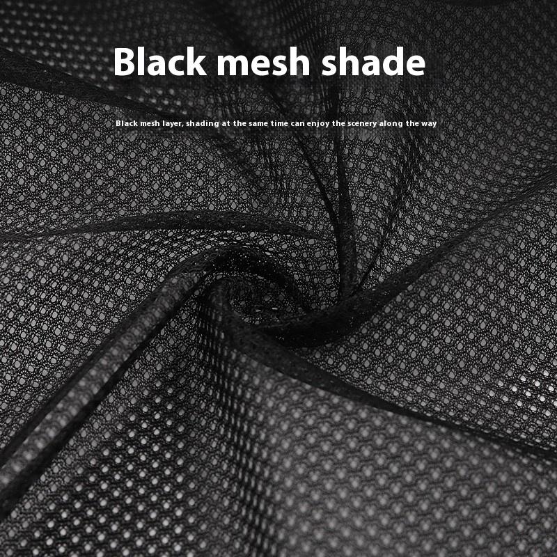 Автомобильная солнцезащитная шторка на присосках, сетка, летняя защита от жары и конфиденциальность