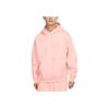 Nike Solid Color Logo Print Drawstring Hooded Fleece-Lined Sweatshirt Men Tops Pink DA0316-697