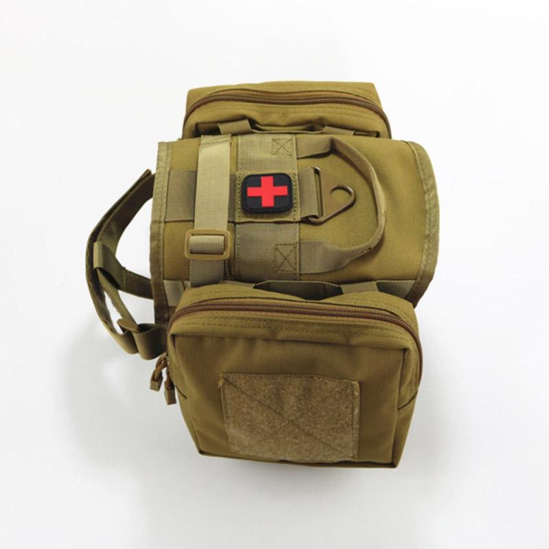 Тактическая шлейка для собаки K9 Жилет Одежда для служебной собаки полиции Подсумки Molle Тренировочные аксессуары Жилеты для страйкбола и охоты