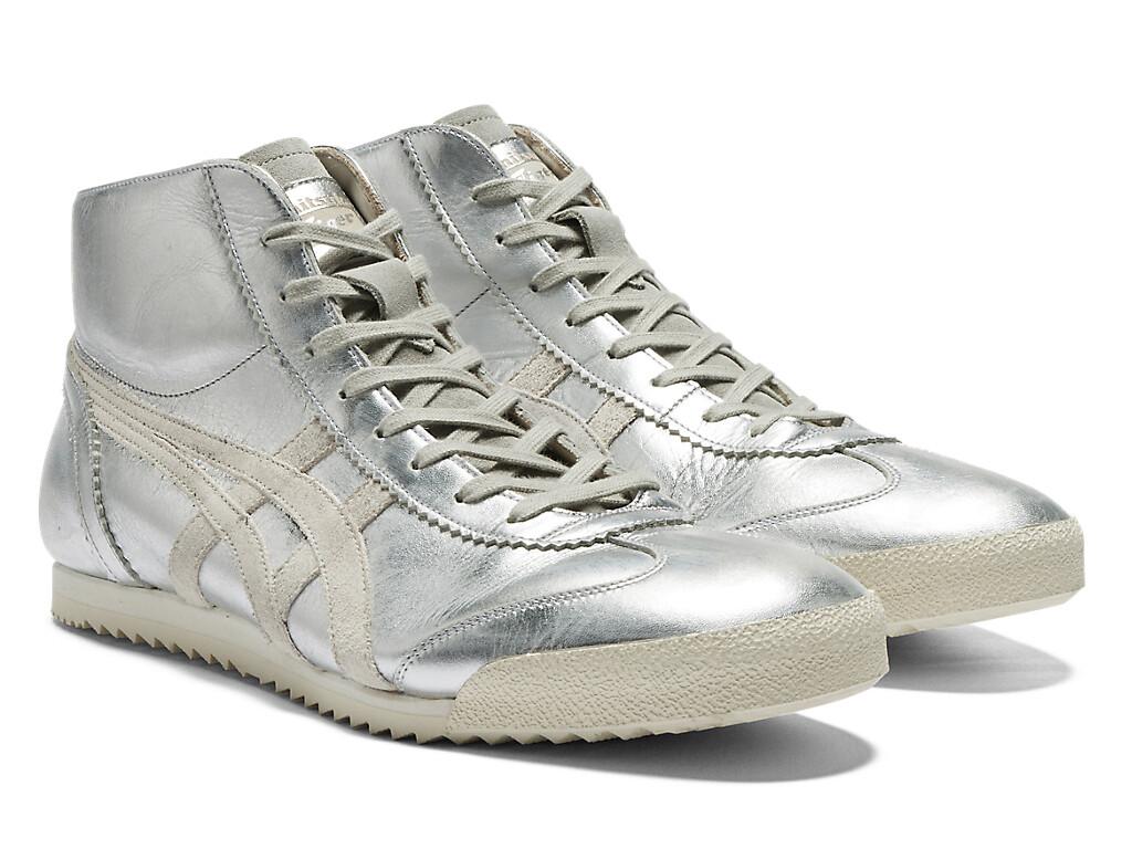 1181A608-020 Onitsuka Tiger NIPPON MADE Mexico Mid Runner Deluxe Серебристый (Мужской)