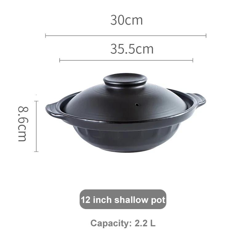 Korean Pot Casserole Pottery  Soup Pot Steamed Rice Braised Chicken Rice and Heat Resistant  Claypot Rice Gas Claypot