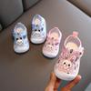 Baby Girl Spring/Summer Soft Sole First Walker Squeaky Sandals for Ages 0-2
