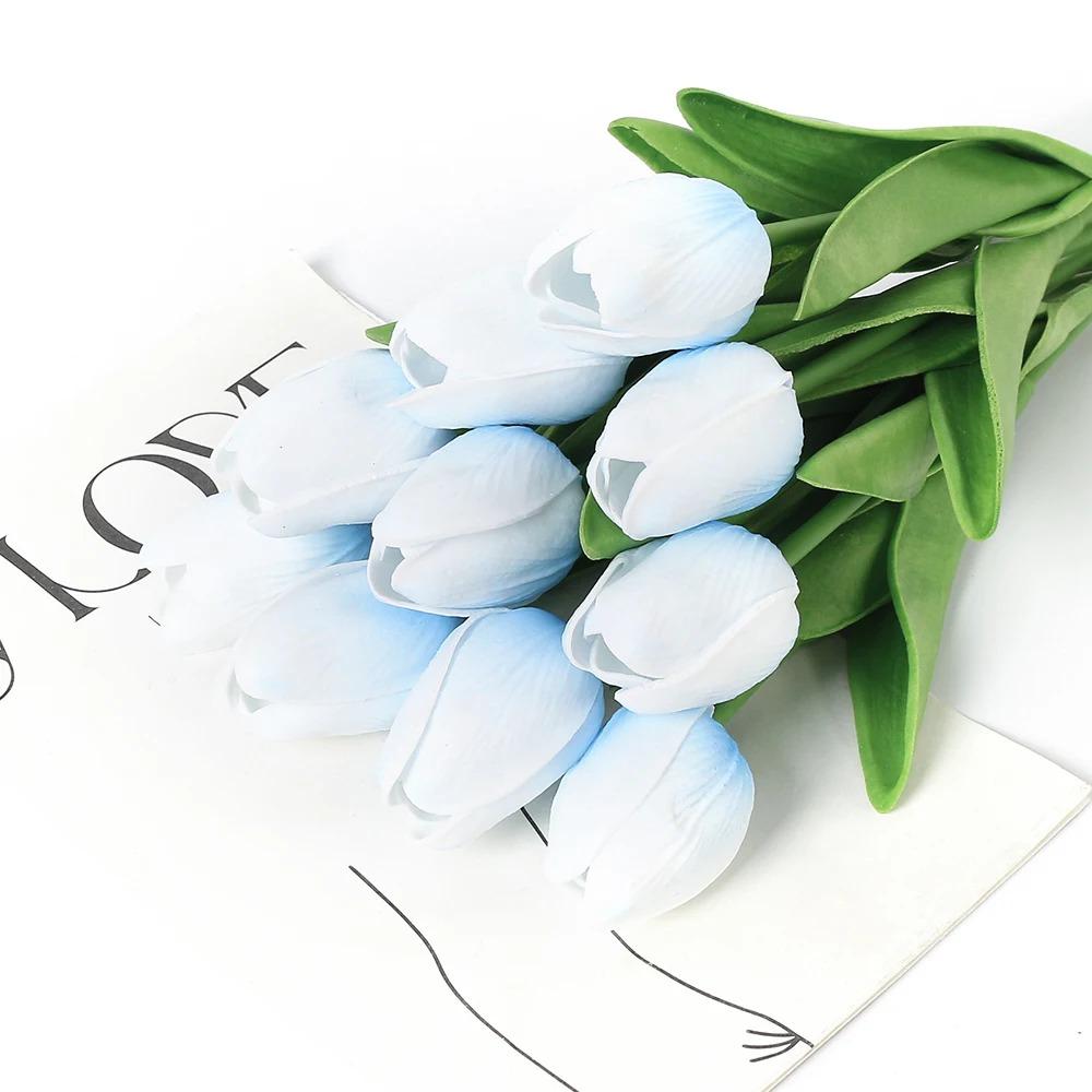 Букет из 3/5 искусственных тюльпанов, 29 см, из пенопласта, для украшения сада и свадьбы, для домашнего декора, вазы и цветочной композиции.