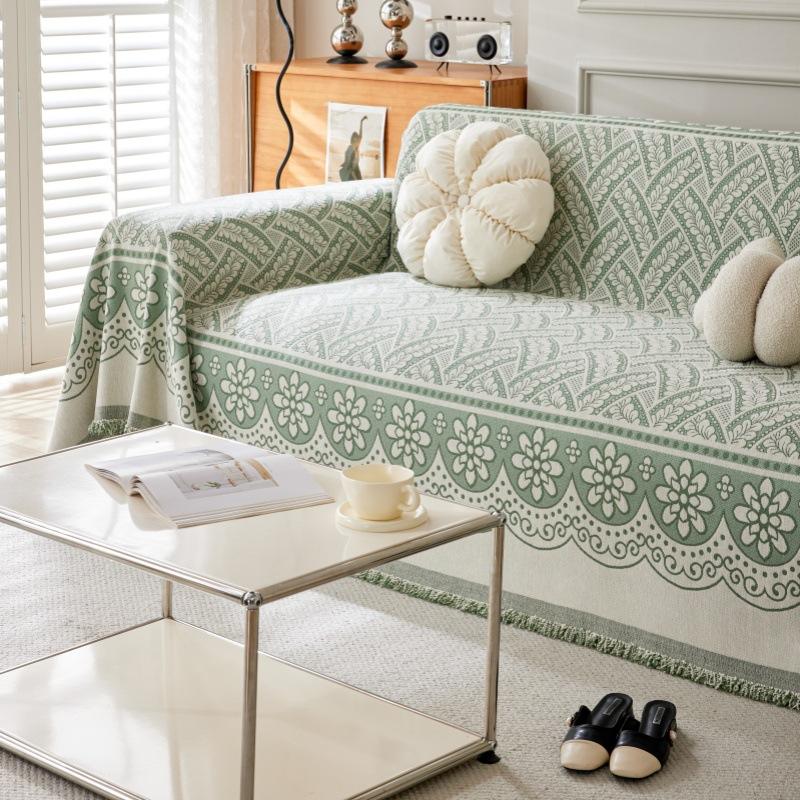 Чехол на диван с мультяшным рисунком с кисточкой, двойного назначения, одеяла, плед, коврик для пикника, универсальный декоративный