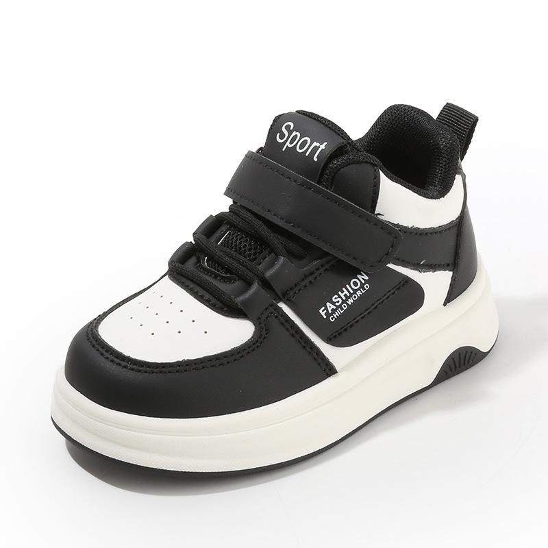 Детская спортивная обувь 2025 весна и осень новая обувь для девочек маленькие белые туфли высокие кеды для мальчиков повседневная обувь на доске мягкая подошва детская обувь список