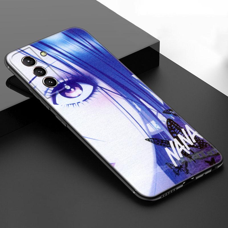 NaNa Osaki аниме черный силиконовый чехол для телефона Samsung Galaxy S23 S21 S20 FE S24 S22 Ultra S10E S10 S9 S8 Plus