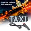 Светодиодный индикатор Водонепроницаемая лампа-вывеска для такси с USB-питанием Наклейки на лобовое стекло автомобиля для автомобилей с вызовом такси Grab Taxi